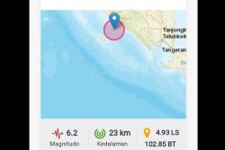 Gempa Magnitudo 6,2 Guncang Bengkulu Selatan, Dirasakan di 3 Provinsi
