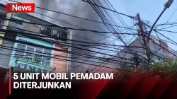 Rumah Tinggal di Jakpus Terbakar, 5 Unit Mobil Pemadam Diturunkan