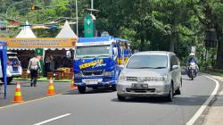 Pantauan Mudik di Jalur Lingkar Gentong, Kendaraan Pelat B Mendominasi