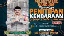 Polrestabes Bandung Buka Posko Penitipan Mobil dan Motor selama Libur Lebaran 2023<