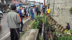 Pemotor Terjun dari Jembatan Sungai Cipetir Sukabumi, 1 Luka 1 Hilang