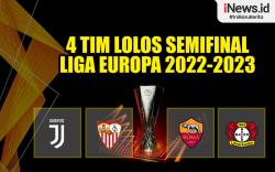 Infografis Daftar 4 Tim Lolos Semifinal Liga Europa 2022/2023