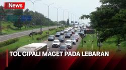 Tol Cipali KM 73 Terpantau Macet pada Hari Lebaran