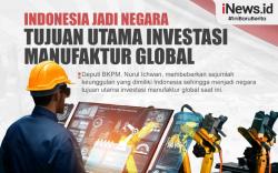Infografis Indonesia Jadi Negara Tujuan Utama Investasi Manufaktur Global