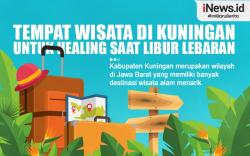 Infografis Tempat Wisata di Kuningan untuk Healing saat Libur Lebaran<