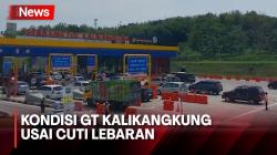 Usai Cuti Lebaran, Kondisi Lalin di GT Kalikangkung Terpantau Ramai Lancar
