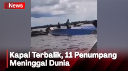 Kapal SB Evelyn Calista 01 Terbalik, 11 Orang Meninggal Dunia