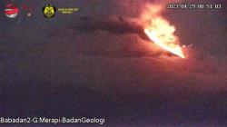 Gunung Merapi Kembali Luncurkan Awan Panas Sejauh 2,5 Km Sabtu Dini Hari