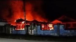 Kantor Dinas PUPR Muna Barat Kebakaran, Semua Barang Hangus Tak Terselamatkan