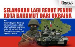 Infografis Rusia Tinggal Selangkah Lagi Rebut Penuh Kota Bakhmut?