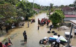 Banjir Masih Rendam Permukiman di Baturaja Timur OKU, Ketinggian Mencapai 3 Meter