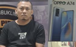 Curi Handphone Brimob Tertinggal di ATM, Pria Berambut Cepak Ini Ditangkap Polisi 