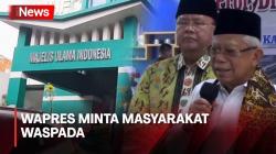 Insiden Penembakan di Kantor MUI, Wapres: Masyarakat Harus Lebih Waspada
