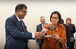 Sri Mulyani Bertemu Wakil PM Fiji Biman Prasad, Berbagi Pengalaman RI Kelola Krisis