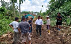 Pemkab OKU Pastikan Sodetan Pengendali Banjir Pancur Segera Selesai