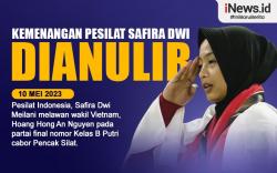 Infografis Kemenangan Pesilat Safira Dwi Meilani di SEA Games 2023 Digagalkan Wasit