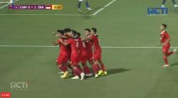Titan Agung Cetak Gol Kilat! Indonesia Unggul 1-0 atas Kamboja pada Awal Babak Pertama