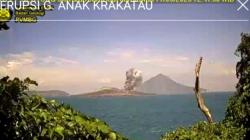 Gunung Anak Krakatau Erupsi, Lontaran Abu Vulkanik Capai 1.000 Meter