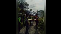 Pesawat Jet Penumpang Tergelincir di Bandara Maleo Morowali sampai Keluar Landasan Pacu
