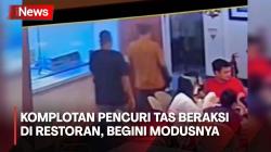 Hati-Hati Komplotan Pencuri Tas Beraksi di Restoran, Menyasar Pengunjung yang Tengah Asik Makan