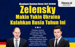 Infografis Zelensky Makin Yakin Ukraina Bisa Kalahkan Rusia Tahun Ini