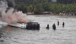 Kronologi Speedboat Bupati Teluk Wondama Terbakar, Diawali Ledakan hingga ABK Terlempar