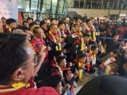 Zainudin Amali Sambut Timnas Indonesia U-22 di Tanah Air: Terima Kasih, Akhirnya Kita Raih Emas