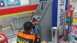 Aksi Pencuri Bobol ATM Minimarket di Jamanis Tasikmalaya Terekam CCTV