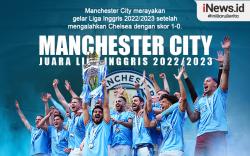 Infografis Manchester City Juara Liga Inggris 2022/2023