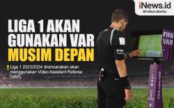 Infografis Liga 1 Gunakan VAR Musim Depan