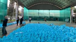 Haul Almarhum Emmeril Kahn Mumtadz, Jabar Zilenial Tebar 10.000 Paket Sembako<