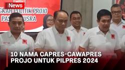 Ini Simulasi Nama Capres-Cawapres dari Projo untuk Pilpres 2024