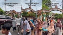 Viral Pasangan Pengantin di Ciater Subang Diantar Warga 1 Kampung