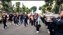  Pulang Kampung, Rio Fahmi Diarak Keliling Kota Diiringi Konvoi Ratusan Siswa Madrasah