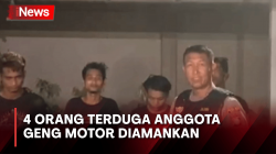 Empat Orang Terduga Geng Motor Ditangkap, Polisi Amankan Airsoft Gun