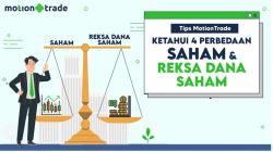 Tips MotionTrade: Ketahui 4 Perbedaan Saham dan Reksa Dana Saham