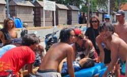 Serangan Jantung, Turis China Tiba-Tiba Lemas hingga Tewas di Pantai Kuta<