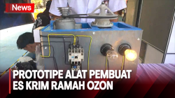 Siswa SMK di Cimahi Ciptakan Prototipe Alat Pembuat Es Krim Ramah Ozon 