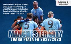 Infografis Manchester City Juara Piala FA usai Hajar Man United
