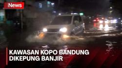 Diguyur Hujan Deras, Kawasan Kopo Bandung Dikepung Banjir<