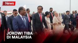 Jokowi Tiba di Malaysia, Antusias Warga dan Iringan Hadrah Sambut Kedatangan