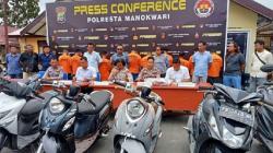 Bikin Resah Warga, 7 Pelaku Curanmor di Manokwari Ditangkap Polisi