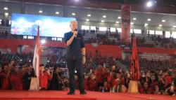 Pesan Ganjar saat Hadiri Konsolidasi PDIP Sumut, Ajak Tetangga Berjuang Bersama