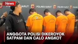 Coba Urai Macet, Anggota Polisi Malah Dikeroyok Satpam dan Calo Angkot di Garut