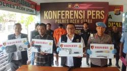Kerap Ancam Warga dengan Senjata Api, 2 Warga Aceh Utara Ditangkap Polisi