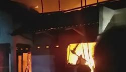 Rumah Produksi Kerupuk di Pati Hangus Terbakar