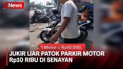 Polisi Amankan Jukir Liar yang Patok Parkir Motor Rp10 Ribu di Senayan