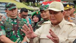 Kunjungan ke Lembang KBB, Prabowo Bertemu Mantan Anak Buah yang Kini Jabat Danrem 062 TN<