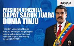 Infografis Presiden Venezuela Dapat Sabuk Juara Dunia Tinju