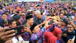 Ganjar Ajak Perangkat Desa Sejahterakan Rakyat lewat Padat Karya, Partai Perindo: Jadikan Gerakan Nasional<